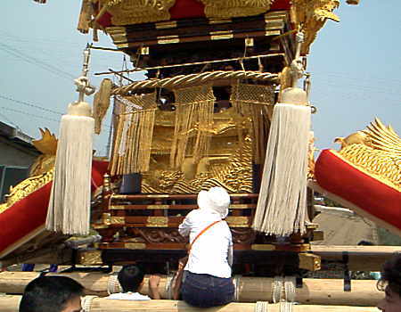 太鼓台 石砂太鼓台新調御披露目